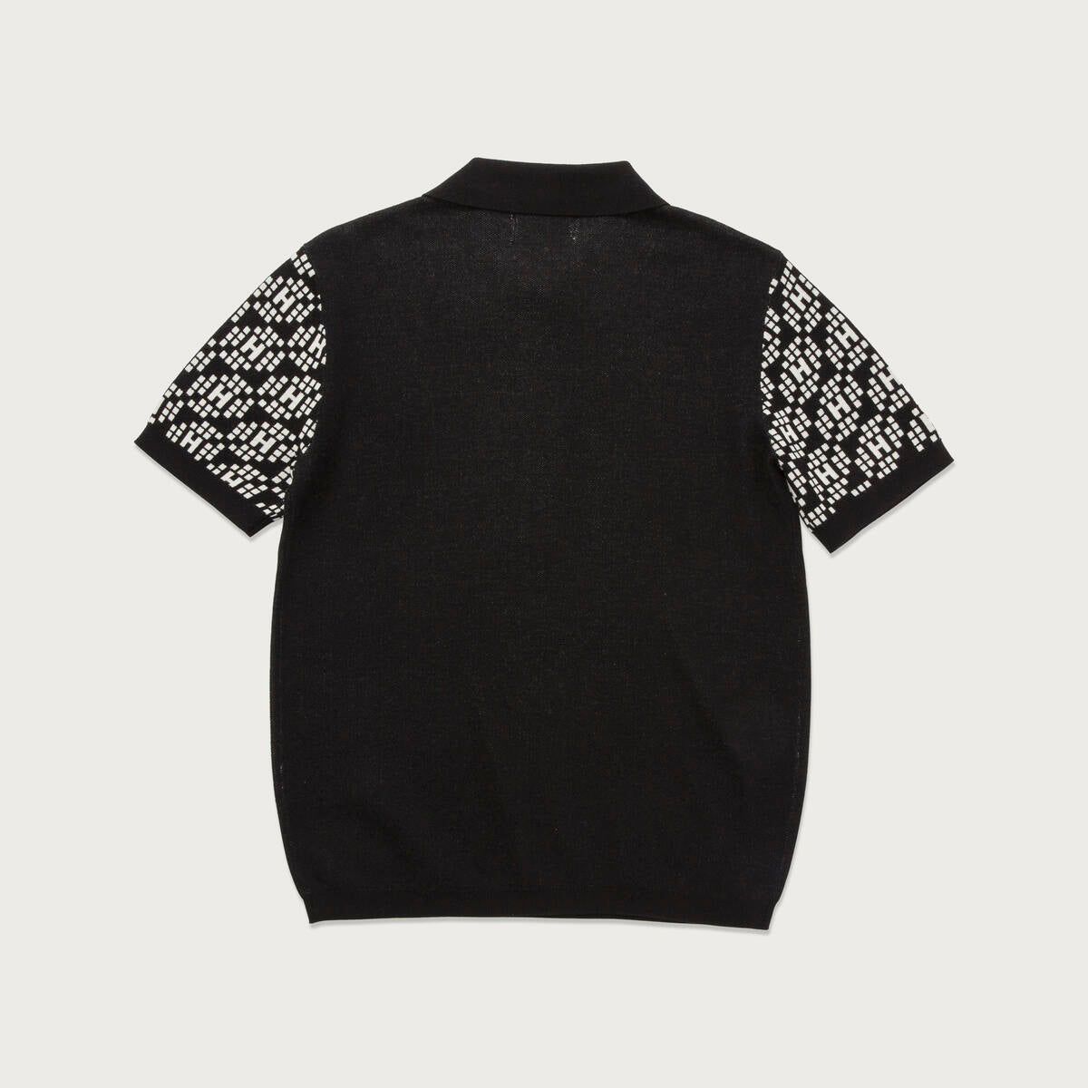 KNIT H PATTERN POLO