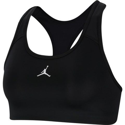 Jordan Women's Medium-Support 1-Piece Pad Sports Bra Black / White