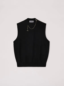 CHAIN KNIT VEST